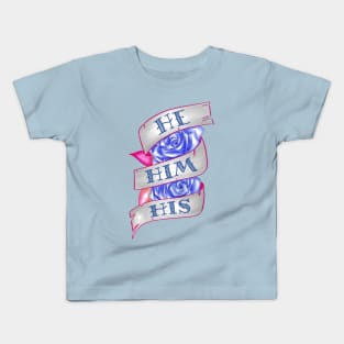 He/Him/His Kids T-Shirt